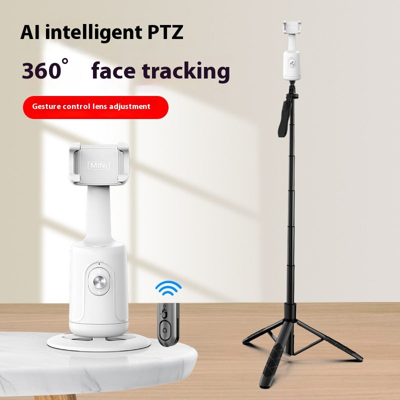 Gimbal de seguimiento facial automático 360 AI, soporte automático inteligente para teléfono con seguimiento facial para videos de smartphone, vlog, estabilizador de trípode en vivo
