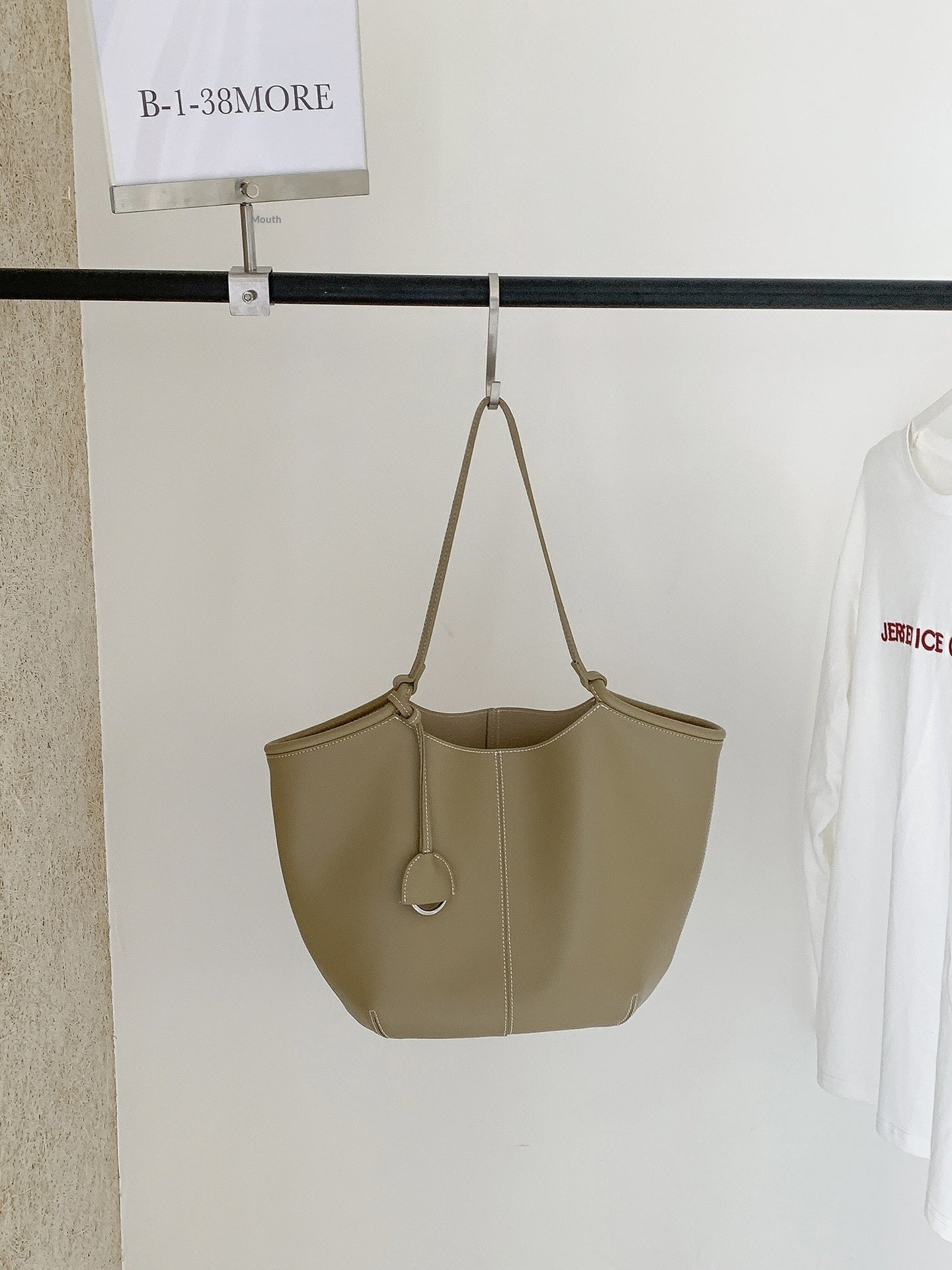 Bolso Tote y Bandolera para Mujer de Gran Capacidad, Color Sólido y Versátil