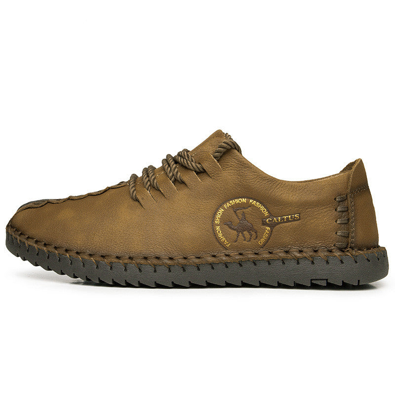 Zapatos casuales de piel de vacuno de primera capa