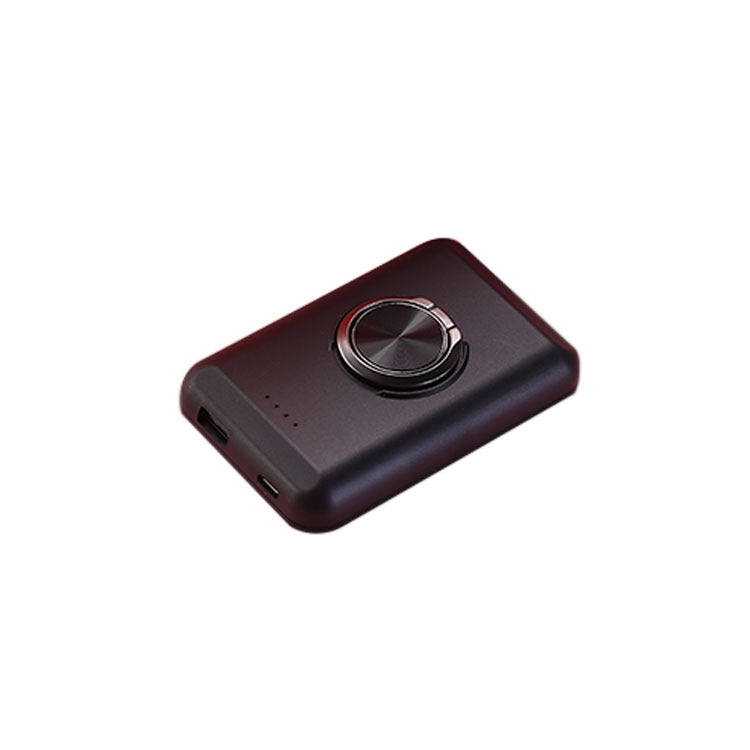 Batería externa portátil con clip trasero, minibatería externa magnética ultrafina de carga rápida