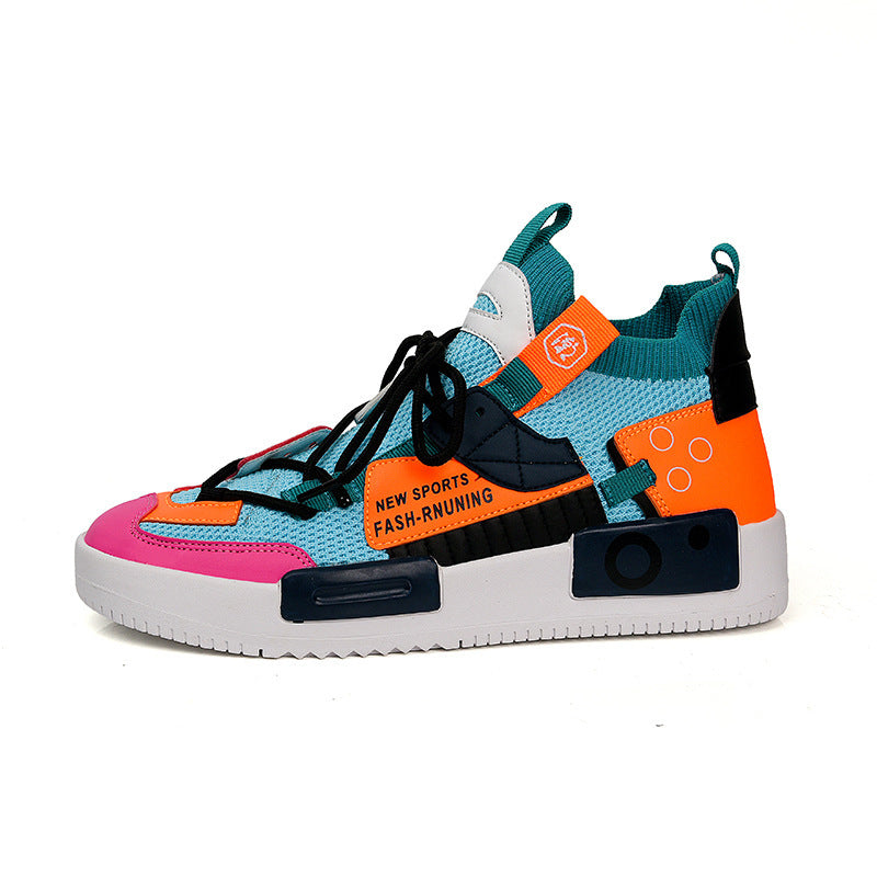 Juego de calcetines para zapatillas deportivas de hombre, zapatos modernos de papá