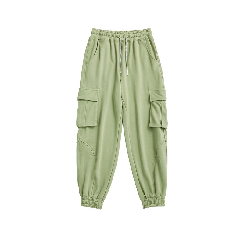 Solid Color Overalls, Knit Pants, All-match Trousers, Women's Sports Pants