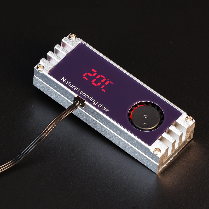 Disipador para unidad de estado sólido M.2, armadura M.2 SSD NVMe, refrigeración activa Turbo para disco duro de ordenador de sobremesa