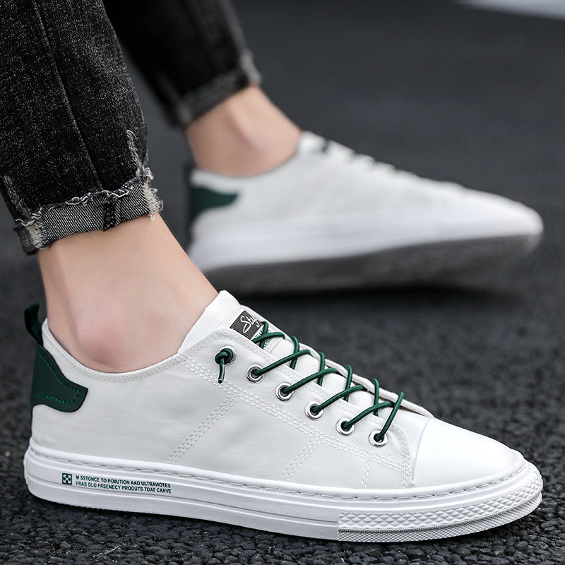 Zapatos informales planos de lona para hombre