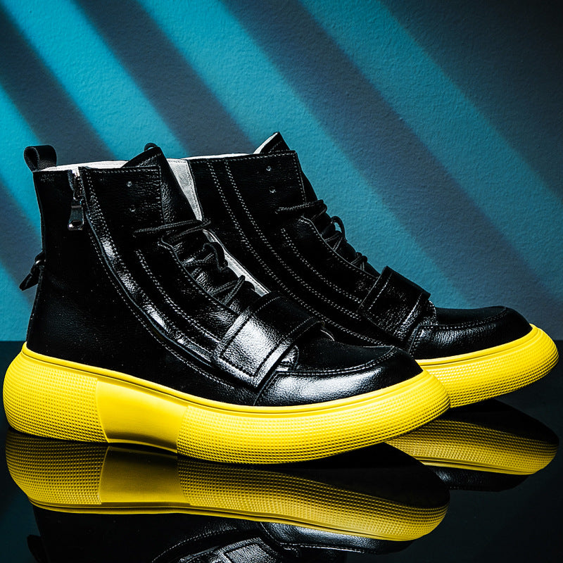 Zapatos de hombre personalizados con cremallera lateral