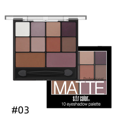 Paleta de sombras de ojos Calabaza Maquillaje ahumado Maquillaje nude Europa y América