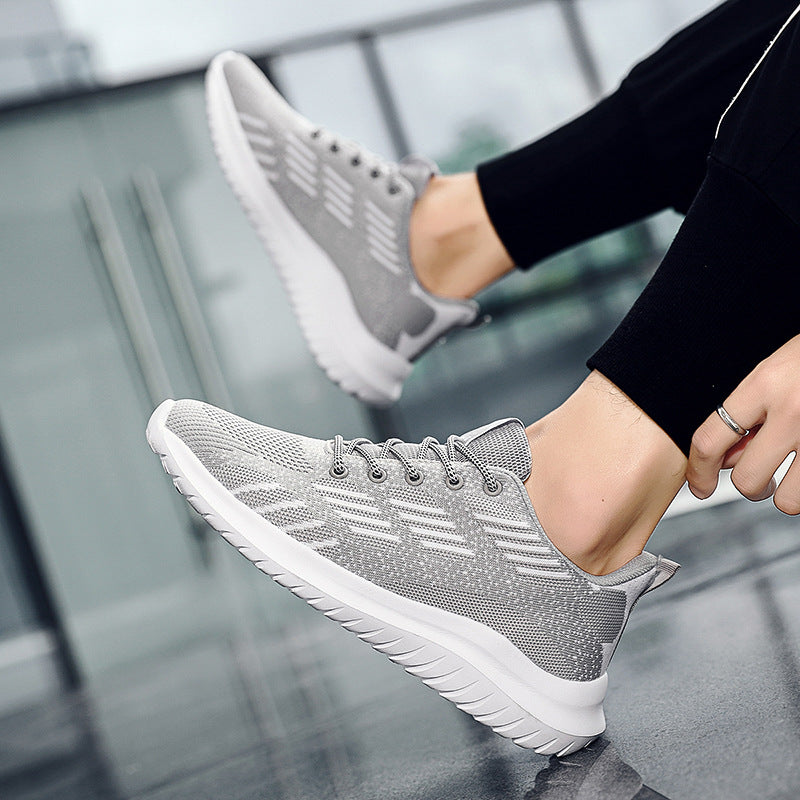 Zapatillas deportivas casuales de malla para hombre