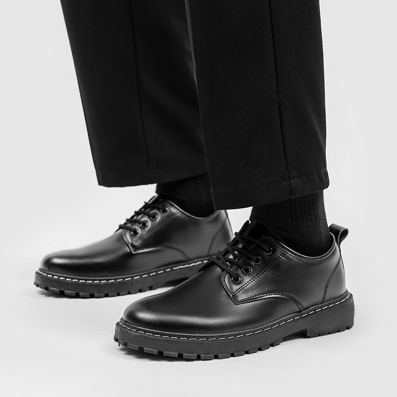 Botas bajas casuales impermeables estilo Dr. Martens para hombre