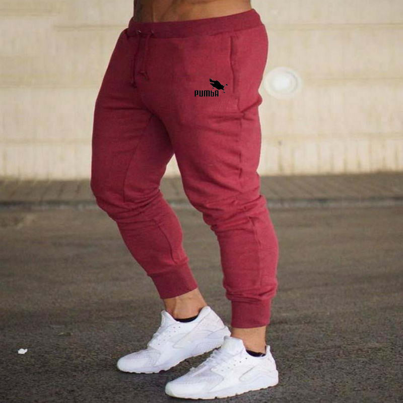 Pantalones casuales estampados deportivos de fitness europeo y americano