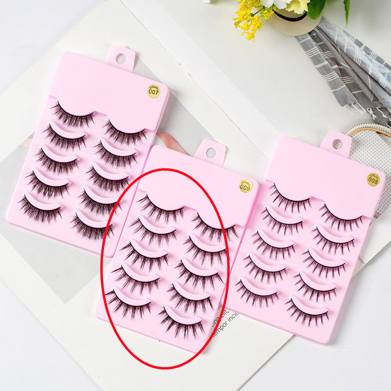5 pares de pestañas de manga, recién llegadas, anime cosplay natural, pestañas postizas artificiales de maquillaje coreano