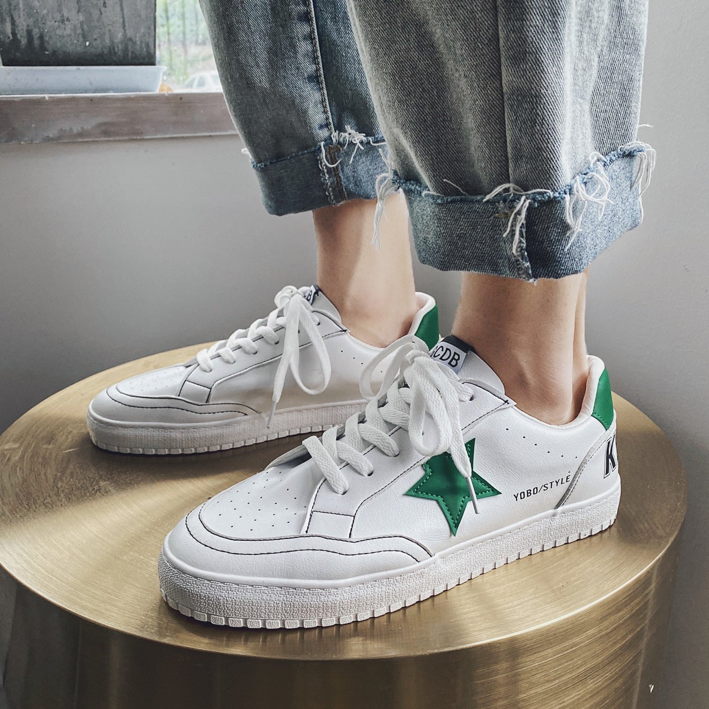 Zapatos casuales retro de corte bajo para hombre que combinan con todo