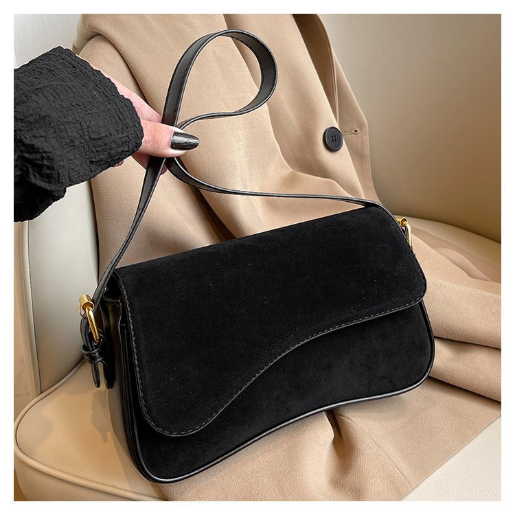 Bolso de Hombro Retro Mate Para Mujer