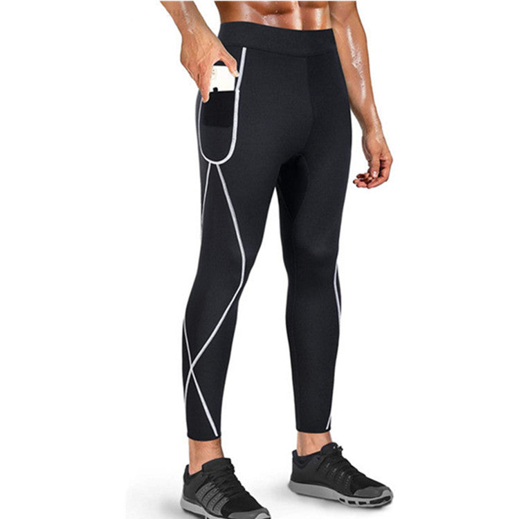 Traje de sauna de yoga y fitness deportivo de running para hombre
