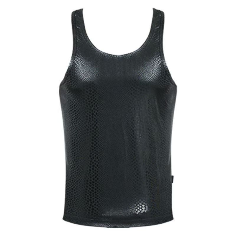 Men's Casual 3D Snake-Print Fitted Vest