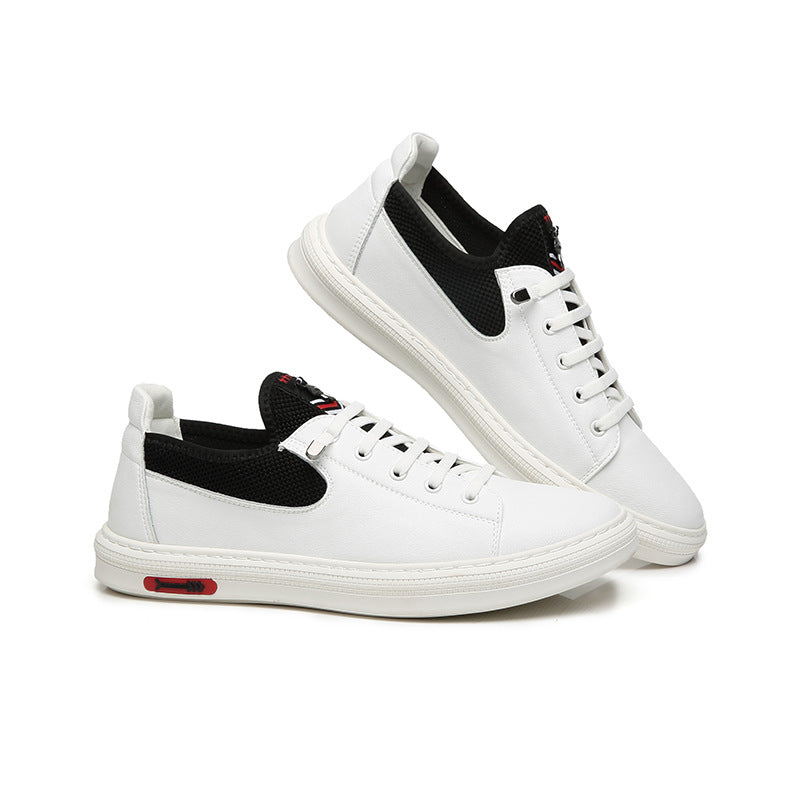 Zapatos blancos pequeños, zapatos de tabla salvajes para hombre, zapatos casuales individuales