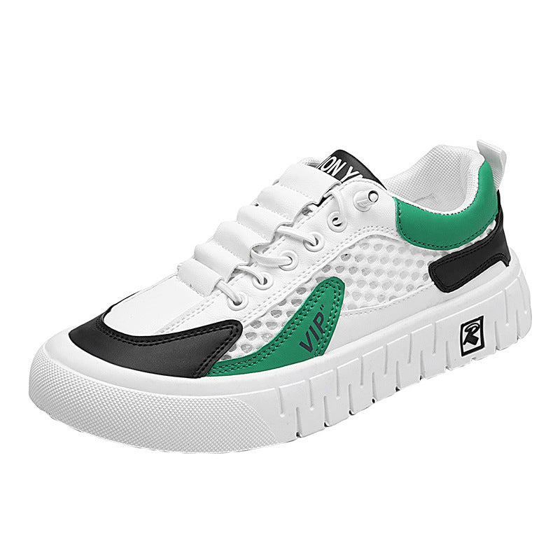 Zapatillas deportivas casual de hombre con paneles de malla transpirable