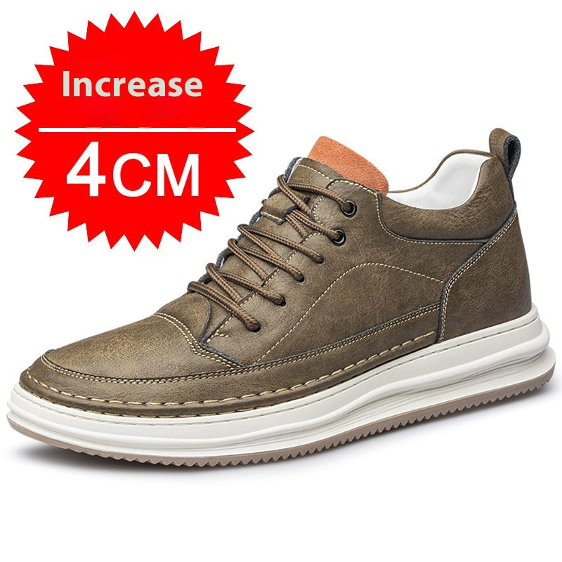 Zapatos invisibles para aumentar la estatura, zapatillas deportivas casuales para hombre