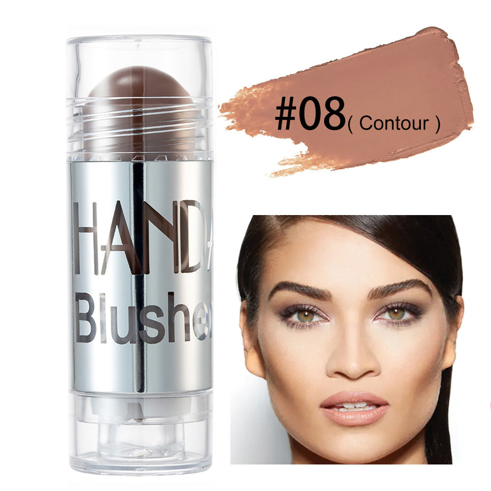 Colorete en Barra Luminoso para Mejillas, Iluminador, Bronceador y Contorno en Crema de Larga Duración para Maquillaje Facial
