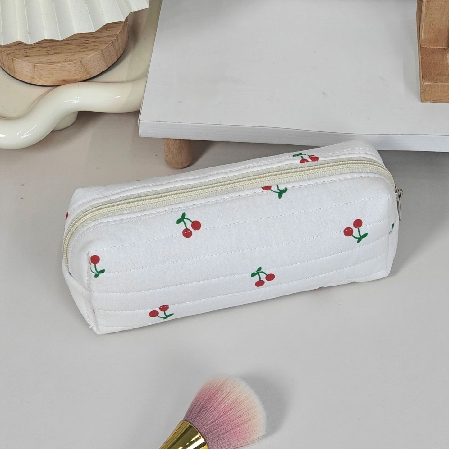 Bolsa de Almacenamiento Portátil de Gran Capacidad para Maquillaje de Mujer