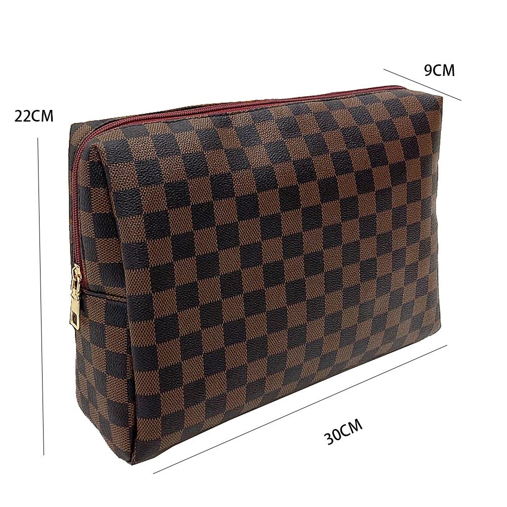 Bolsa de Aseo de Maquillaje de Gran Capacidad, Almacenamiento Impermeable Multifuncional