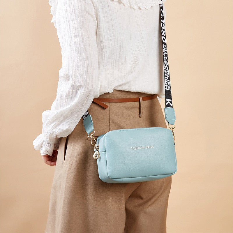 Bolso Bandolera, Bolso de Hombro para Mujer, Estilo de Moda Transfronterizo, Con Cremallera