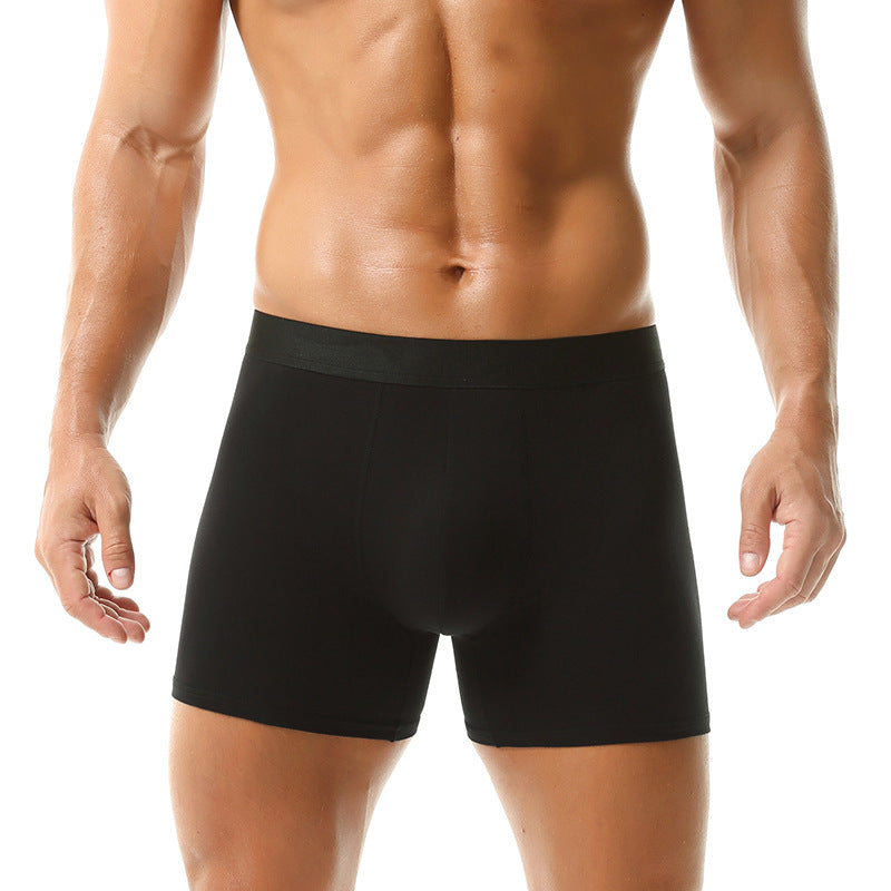 Mens Breathable Cotton Boxer Briefs Plus Size All-Season Intimates