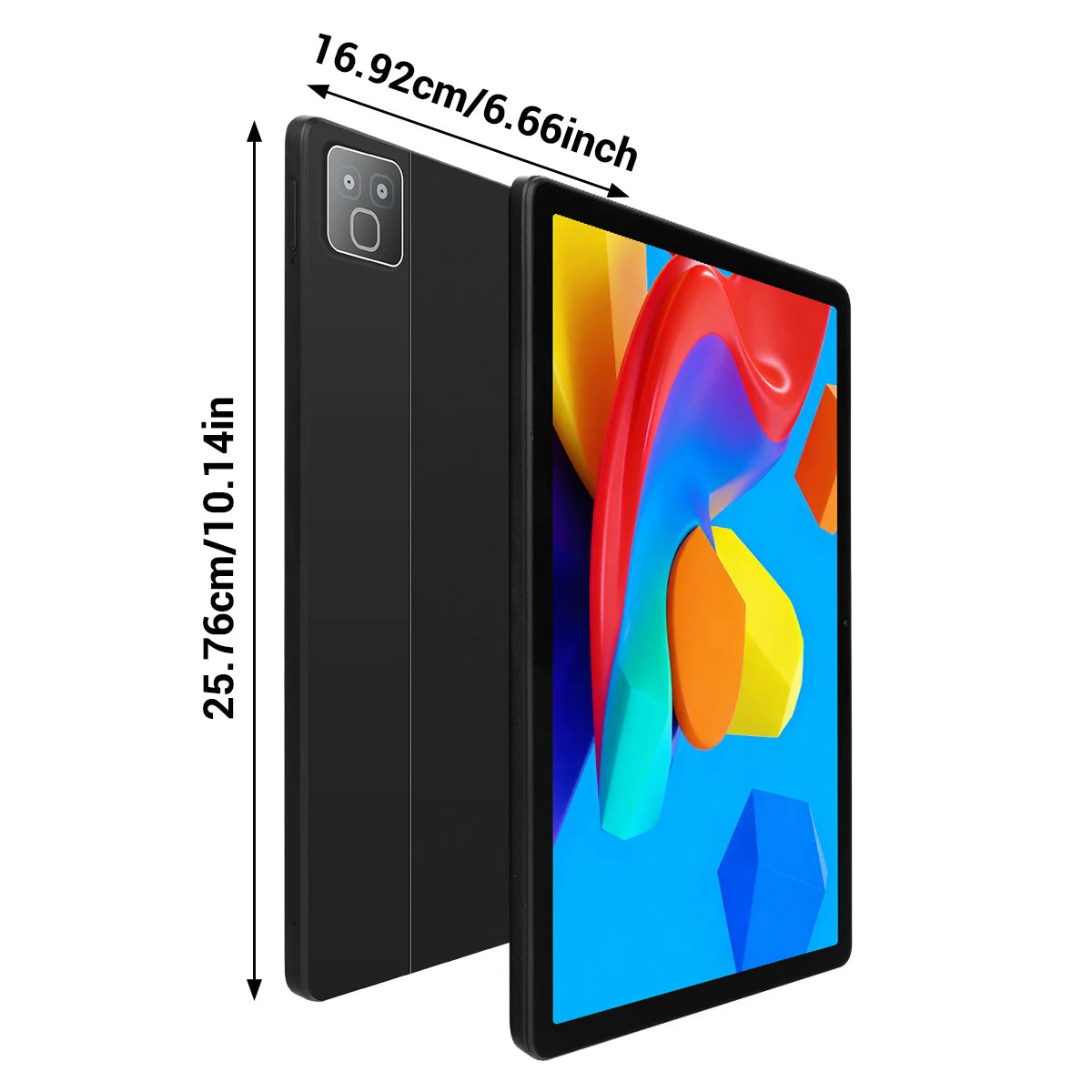K6 11 Inch Android 16 Tablet 5‑Core 30GB(3GB Physical+27GB Virtual RAM) 128GB Storage 7000mAh Battery 800*1280 HD Display Dual Camera WiFi6 BT5.4 1TB Expandable Learning Tablet