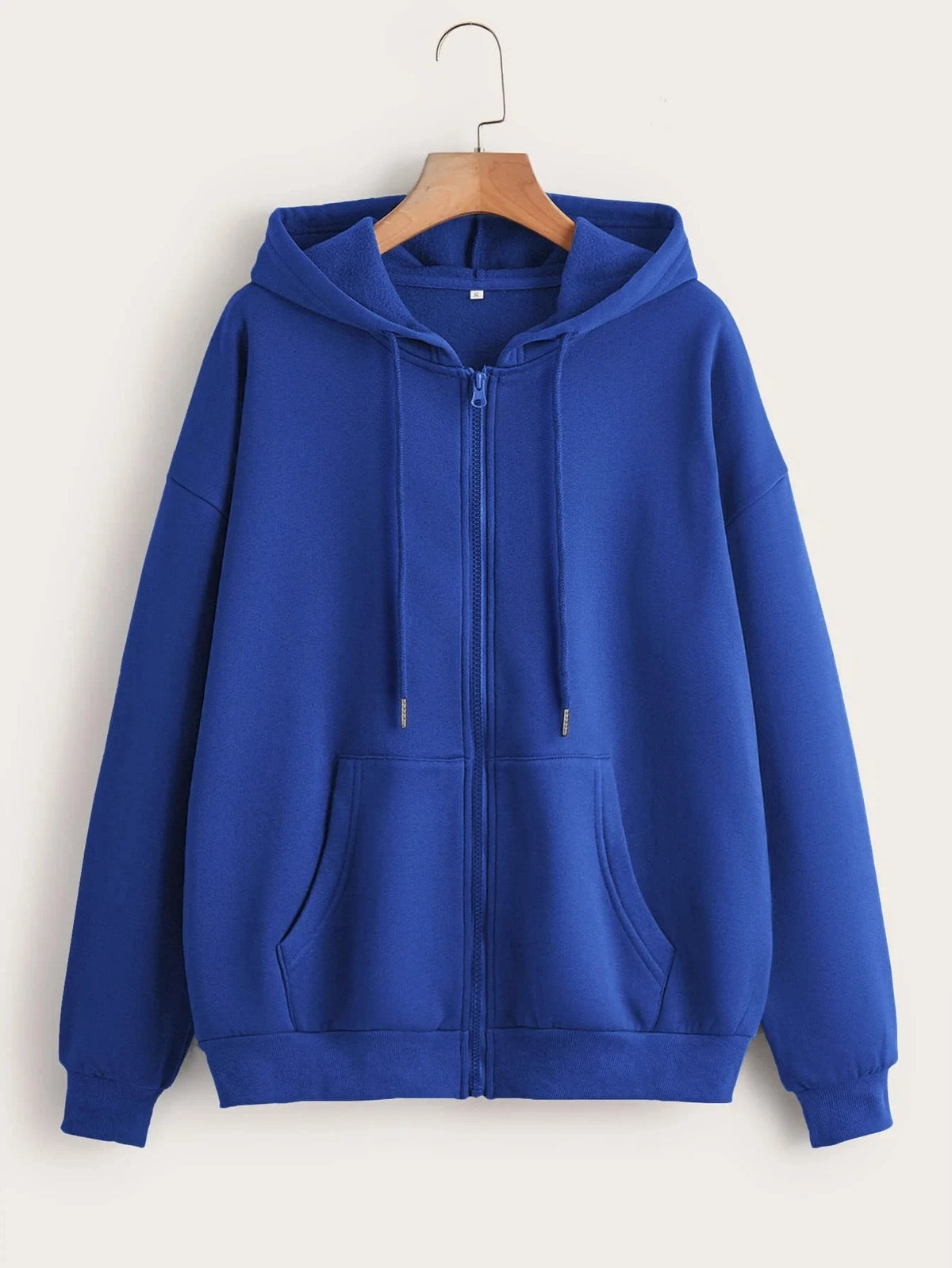 Womens Solid Color Zipper Hoodies Autumn Casual Sportswear Trendy Comfortable Long Sleeved All-Match Pocket Ziop-UP Hoody