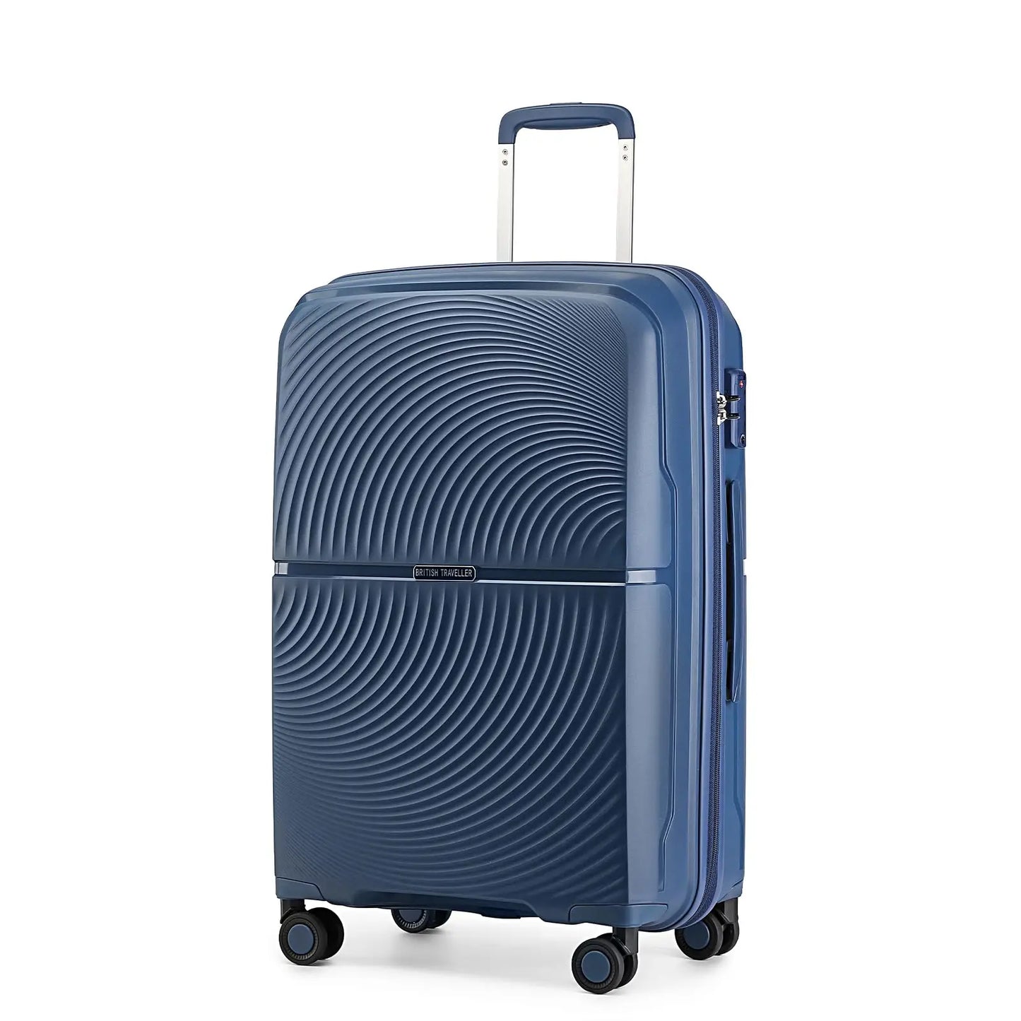 British Traveler Hare Suitcase 4 Spinner wheels TSA Lock Telescopic Handle PP hand luggage Rolling Case suitcase