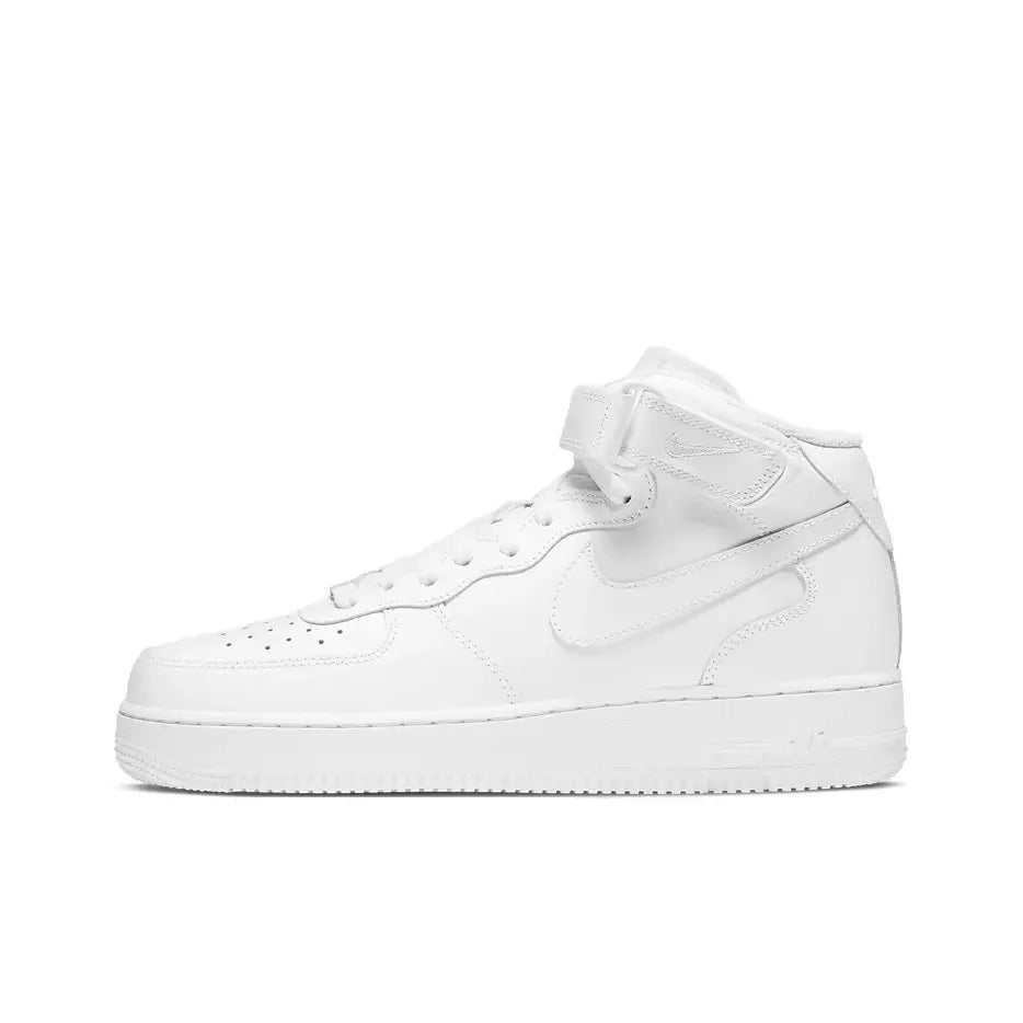 Nike Air Force 1 Mid Unisex Classic Casual Sneakers, Comfortable Cushioning & Support, Durable for Daily Wear CW2289-111