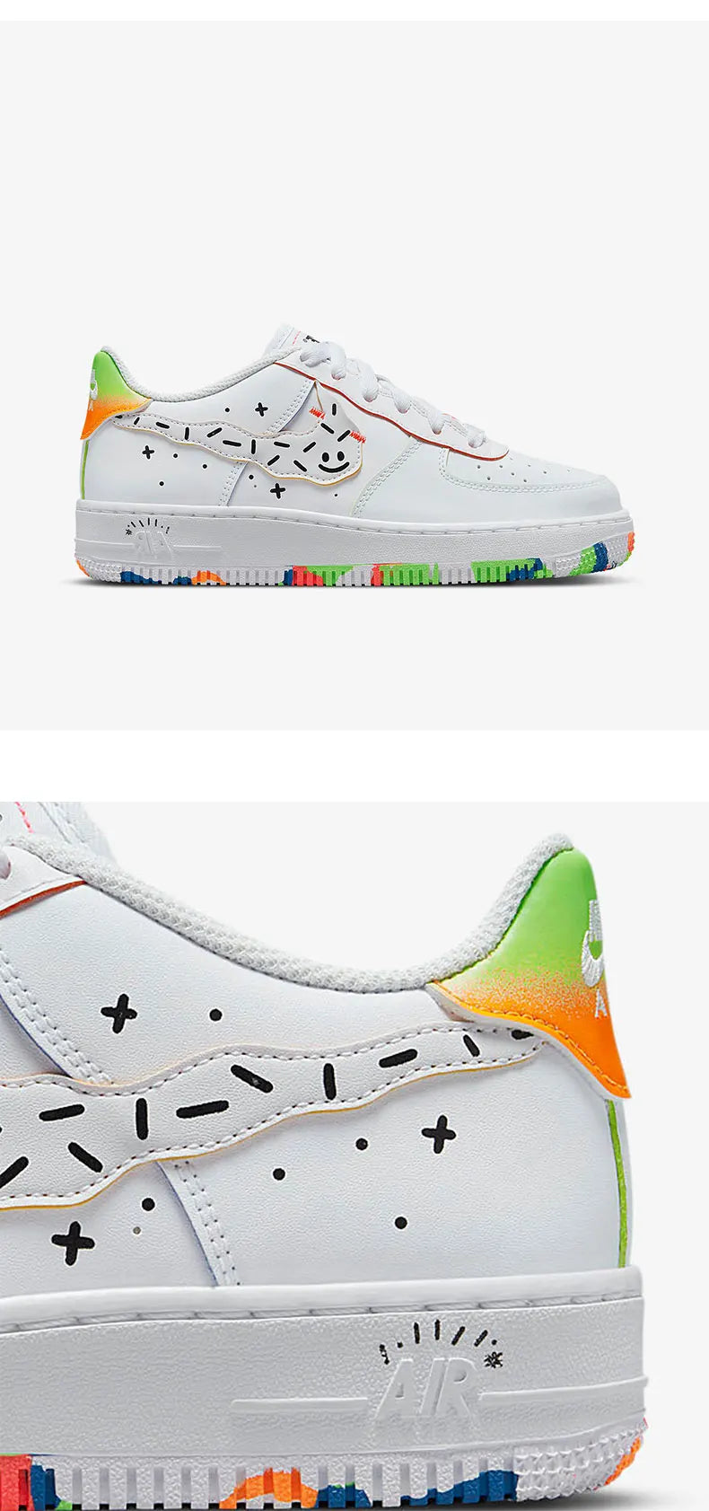 Nike Authentic Air Force 1 Air Force One Women's GS Youth Sneakers DV1366-111