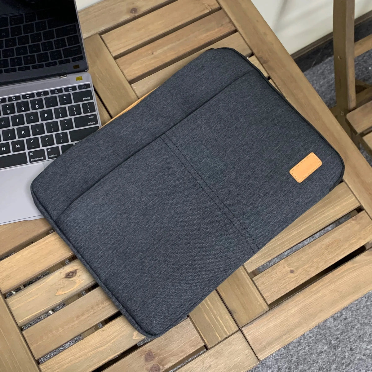 Protective Laptop Sleeve Case for 13.3-14.2 15-15.6 Inch New MacBook Pro M3 Max M2 M1 Slim Carrying Laptop Bag Men Women