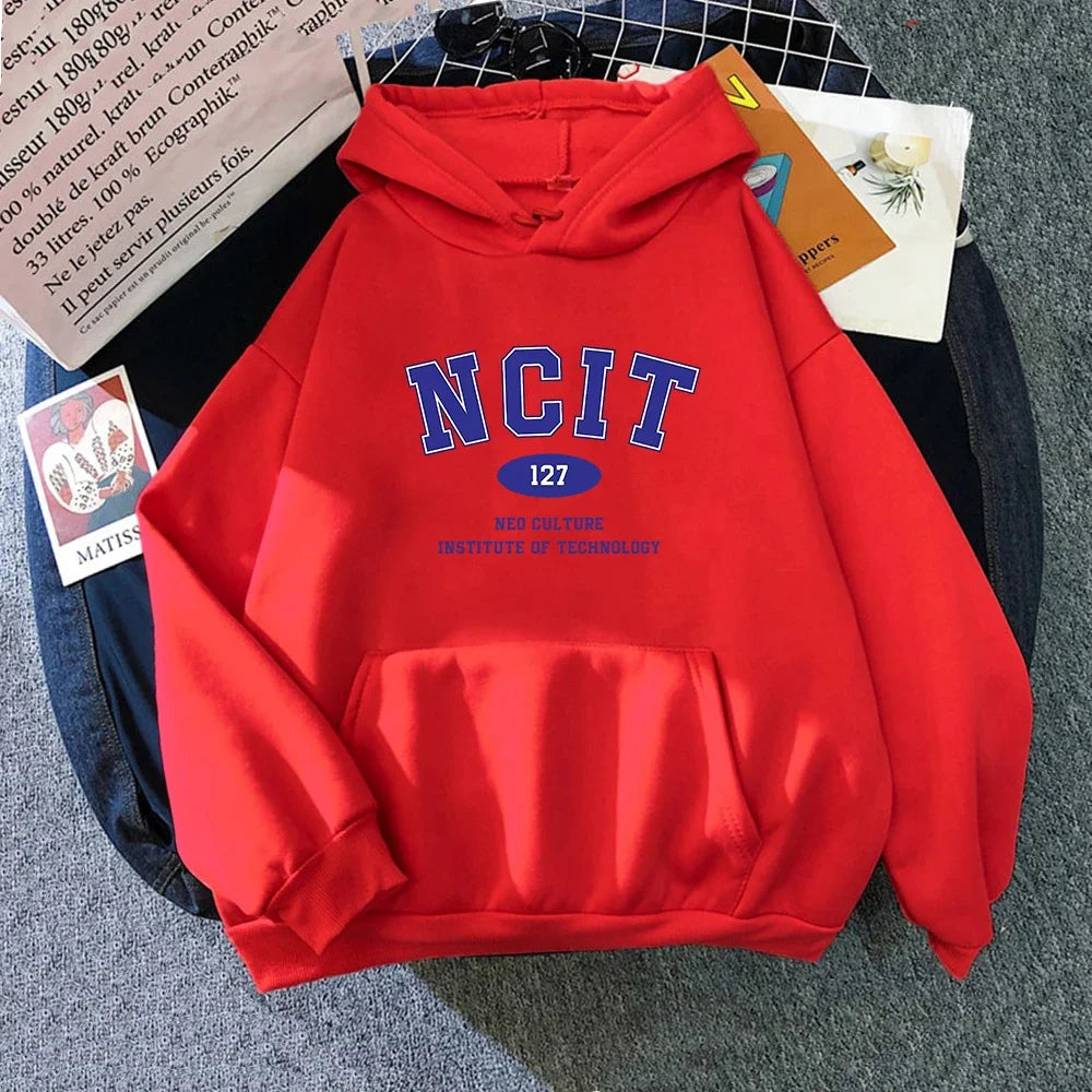 NCT 127 Hoodie Classic Winter Warm Flecee Women/men Hoodies Spring/Autumn Unisex Sweatshirt Vintage Sudaderas