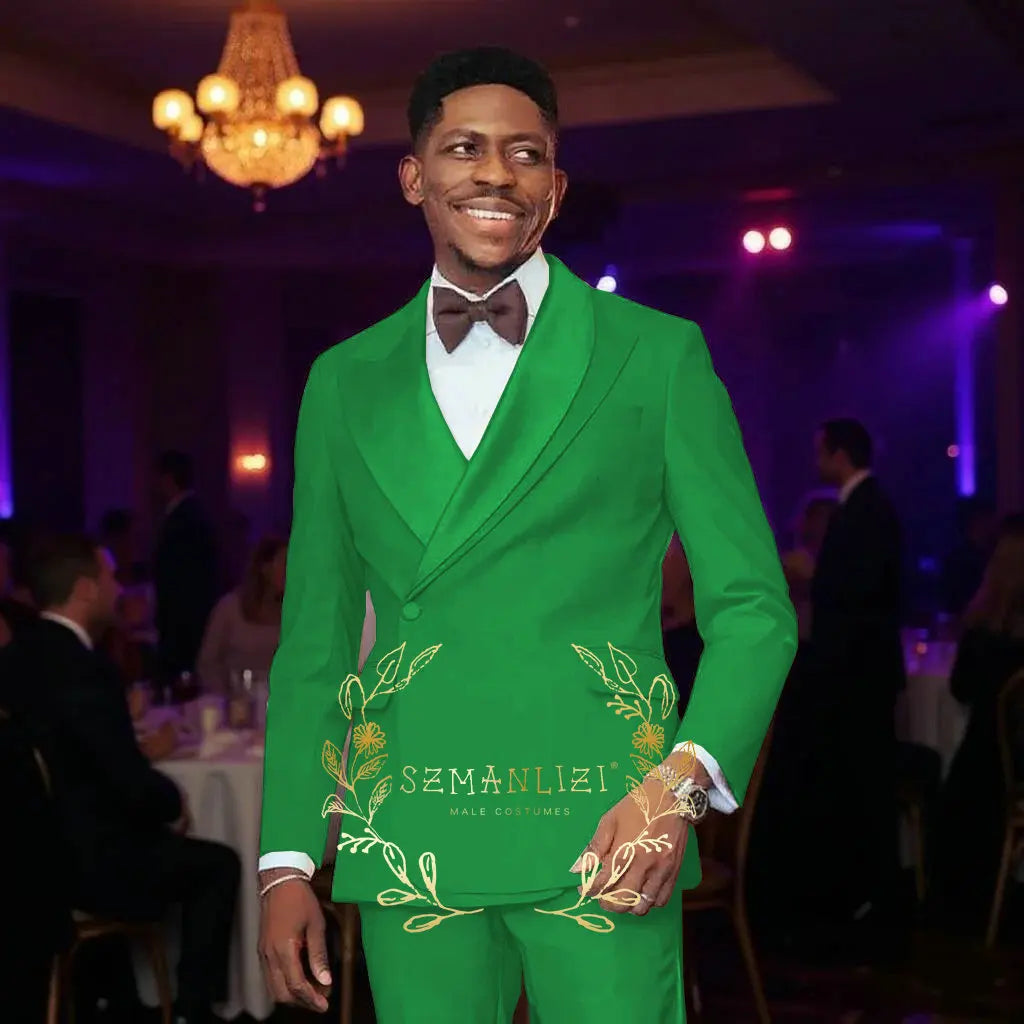 Beige Men's Wedding Suits Unique Collar Male Formal Groom Tuxedo Slim Fit Suit Outfits Elegant 2 Pieces Custom Made Male Suit