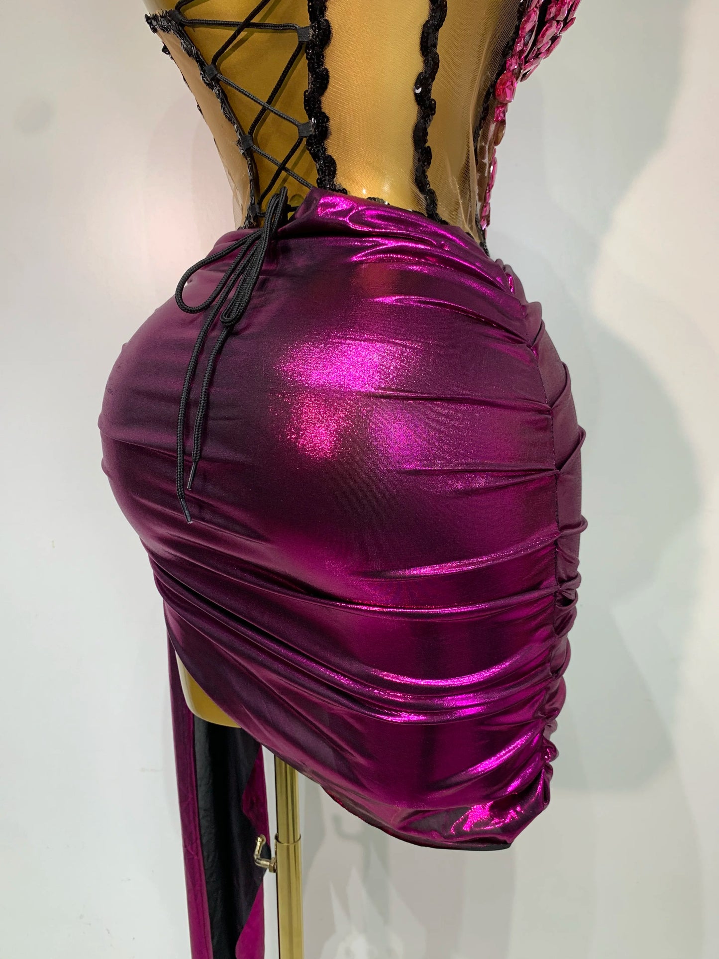 Luxury Birthday Party Celebration Dress Singer Dancer Stage Perform Clothing Drag Queen Costume Evening Party Nightclub Outfit