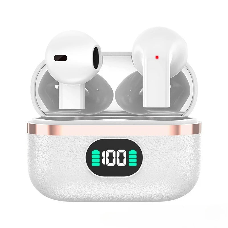 Wireless TWS Semi-In-Ear Earbuds with Sleek Design Long Endurance Battery Built-in Mic Versatile Headphones for Active Lifestyle