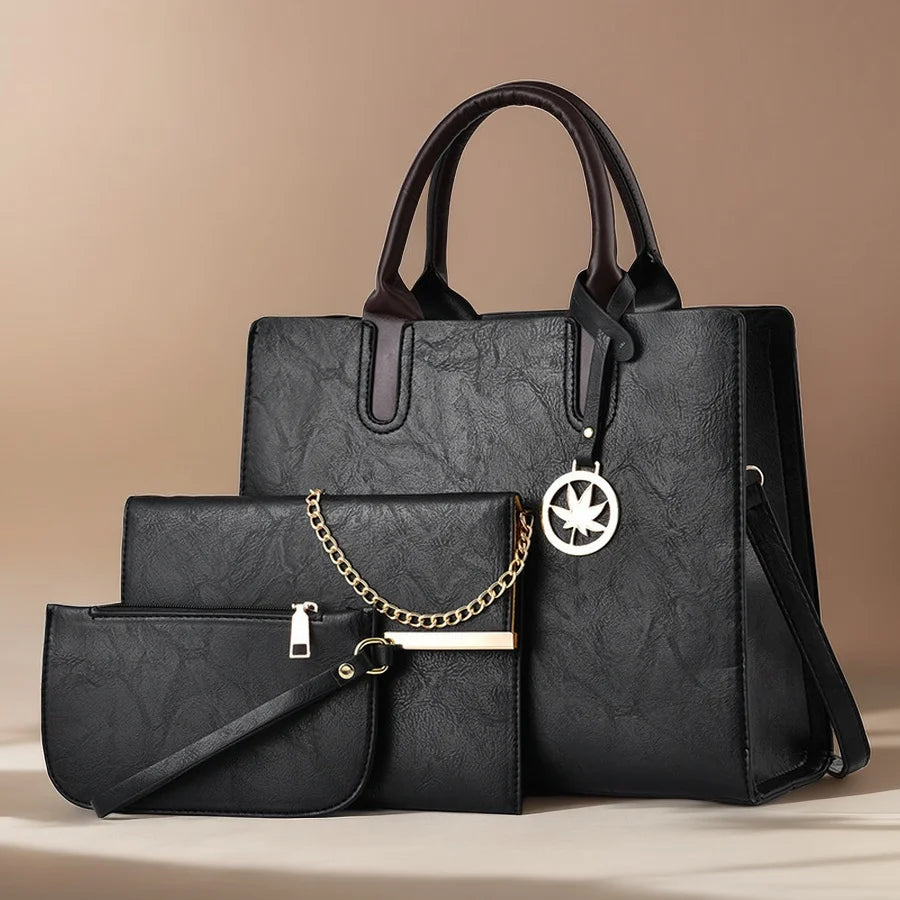 Three-piece set of women's bags Women's shoulder Handbags Bag for 2025 Female luxury designer Casual fashion bags