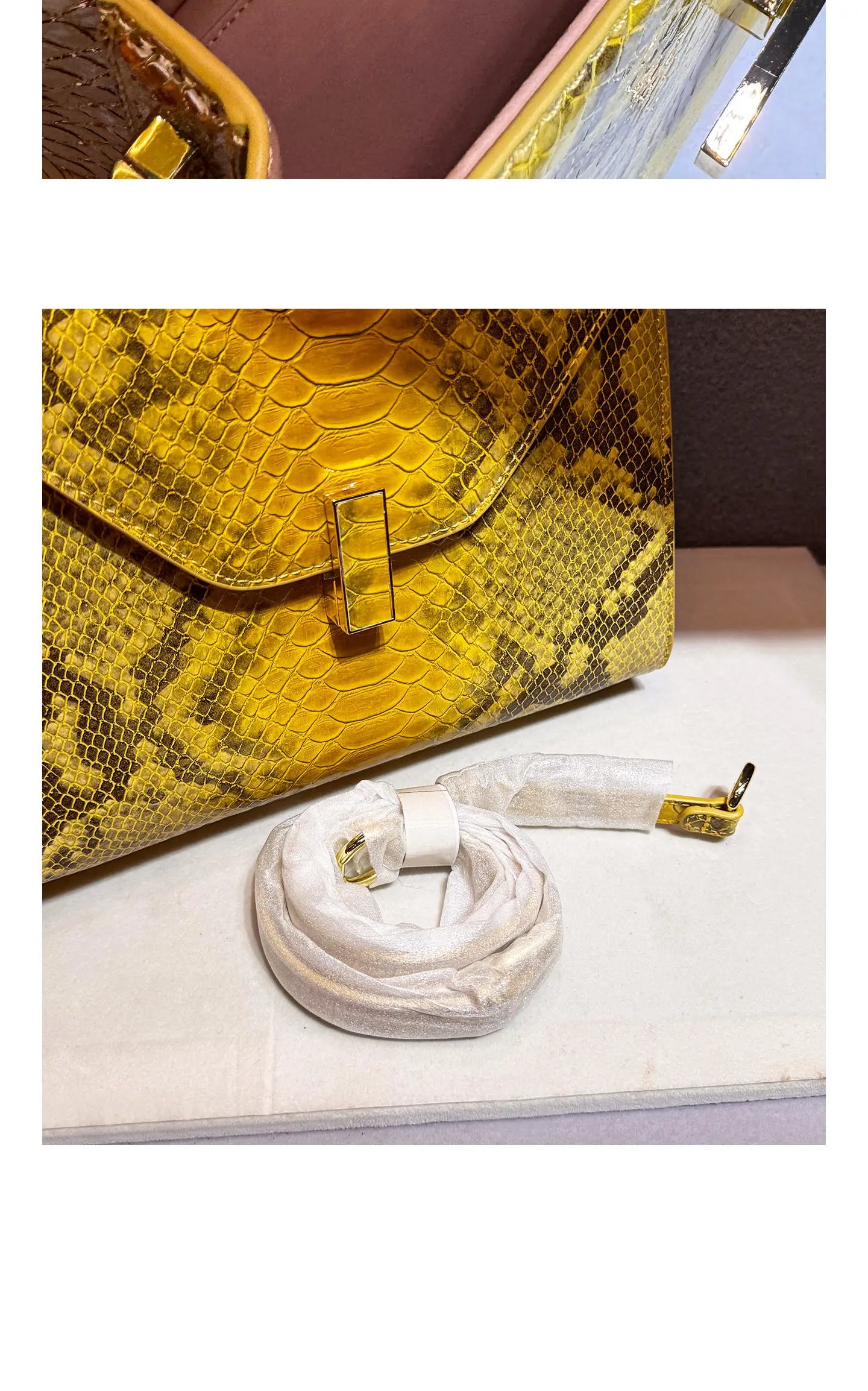 Luxury Designer Brand New High Quality Handbag Women's Fashion Snakeprint Slung Shoulder Bag Trend Сумка Женская Hot Sale