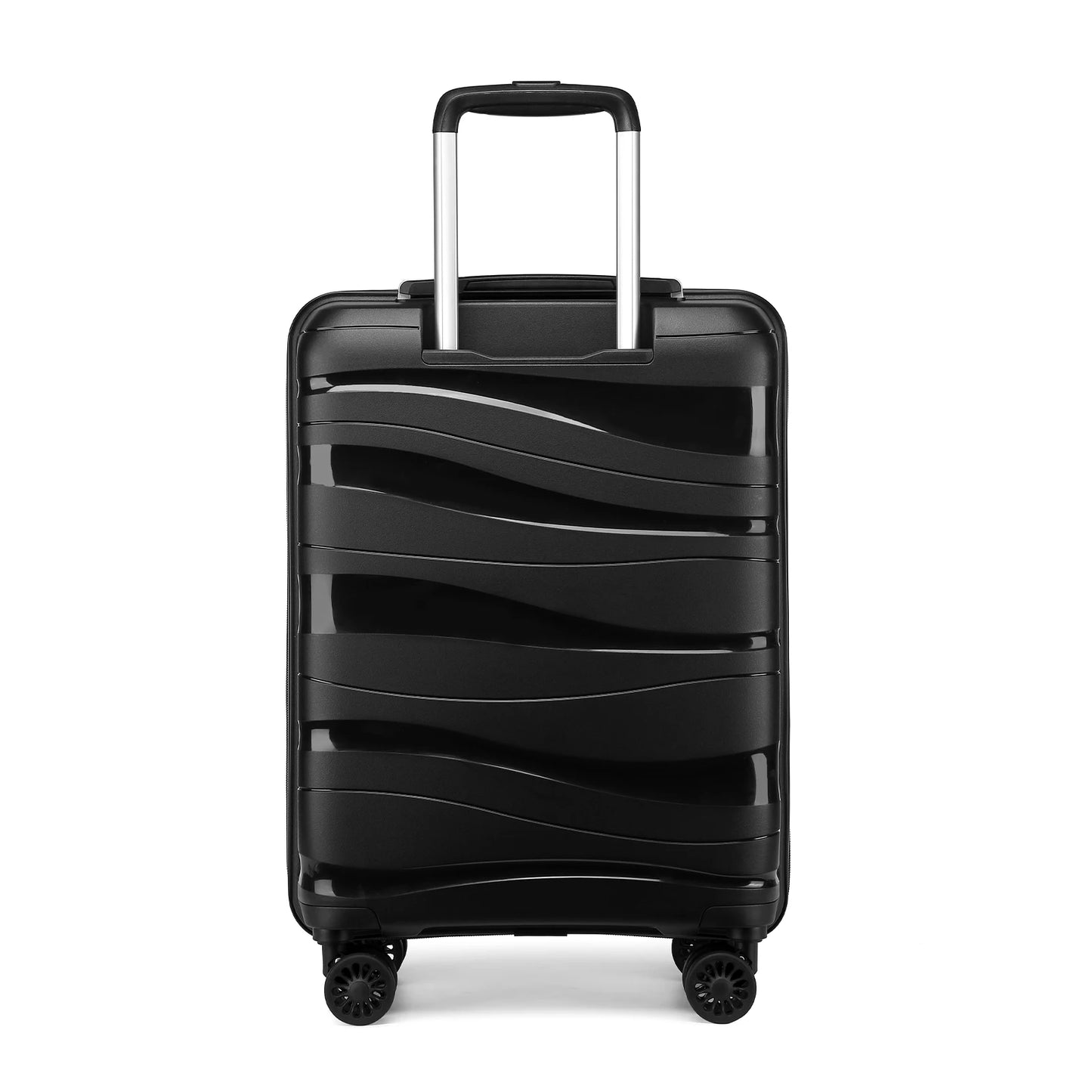 KONO Suitcase Lightweight Hard Case Trolley suitcase with TSA Lock Polypropylene (M/L/XL) (2/3/4 Pcs set)