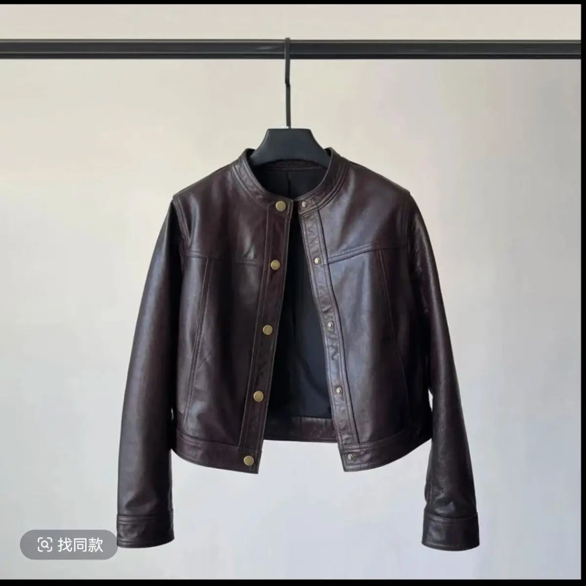Leather Jacket Women Clothing Stand Neck Zipper Crop Tops 2026 Ropa Mujer Streetwear Casual Chic PU Coats Chaquetas Para Mujer