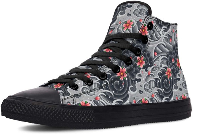 Zapatillas de lona altas estampadas para parejas