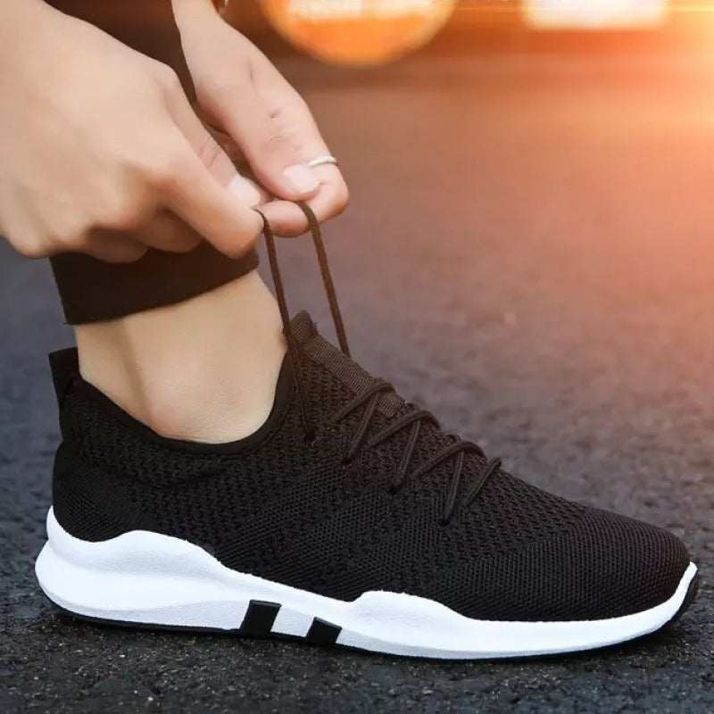 Zapatillas de running de estilo coreano de moda para hombre para el verano