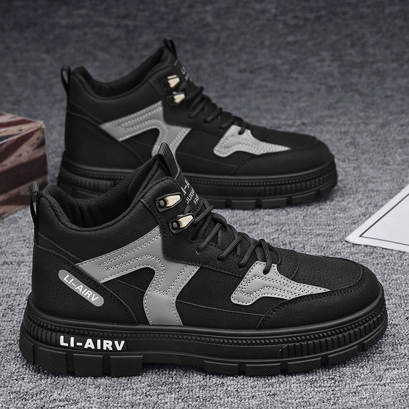 Zapatos de trabajo de caña alta para hombre de talla grande