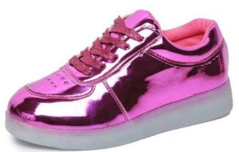 Zapatillas deportivas LED con luces, carga USB, fluorescentes y luminosas con cordones