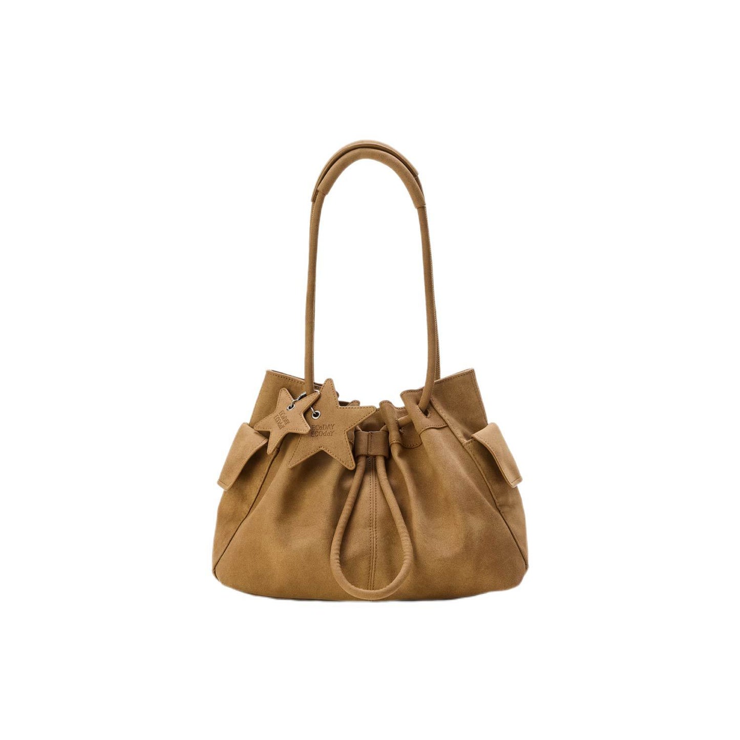 Bolso Tote y Bandolera Grande con Forma de Nube