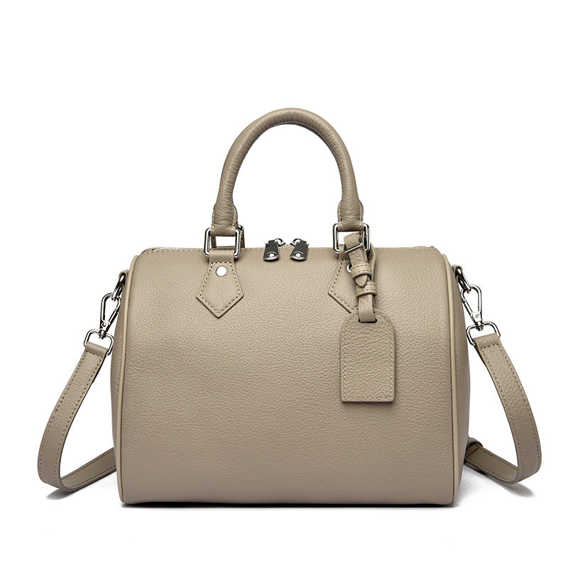 Nuevo Elegante Bolso Bandolera de Cuero Genuino para Mujer