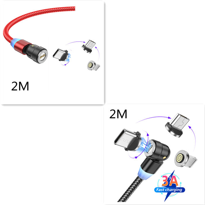 Mobile Phone Charging Three-in-one Magnetic Data Cable