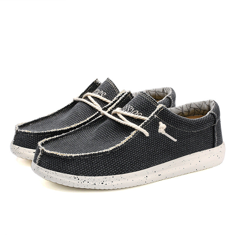 Zapatos de hombre casuales, mocasines planos transpirables