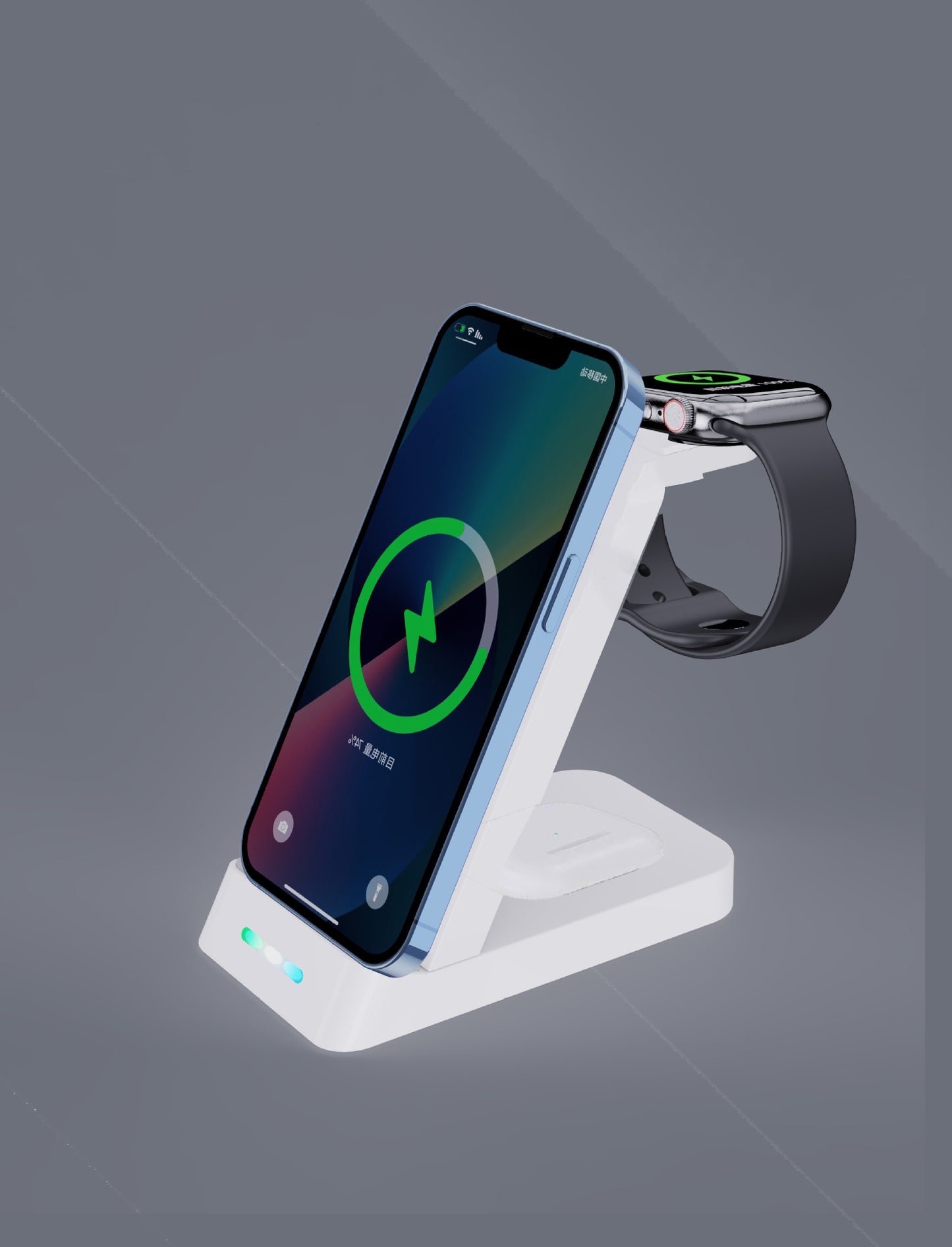 Cargador Inalámbrico Rápido 3 en 1 de 65W