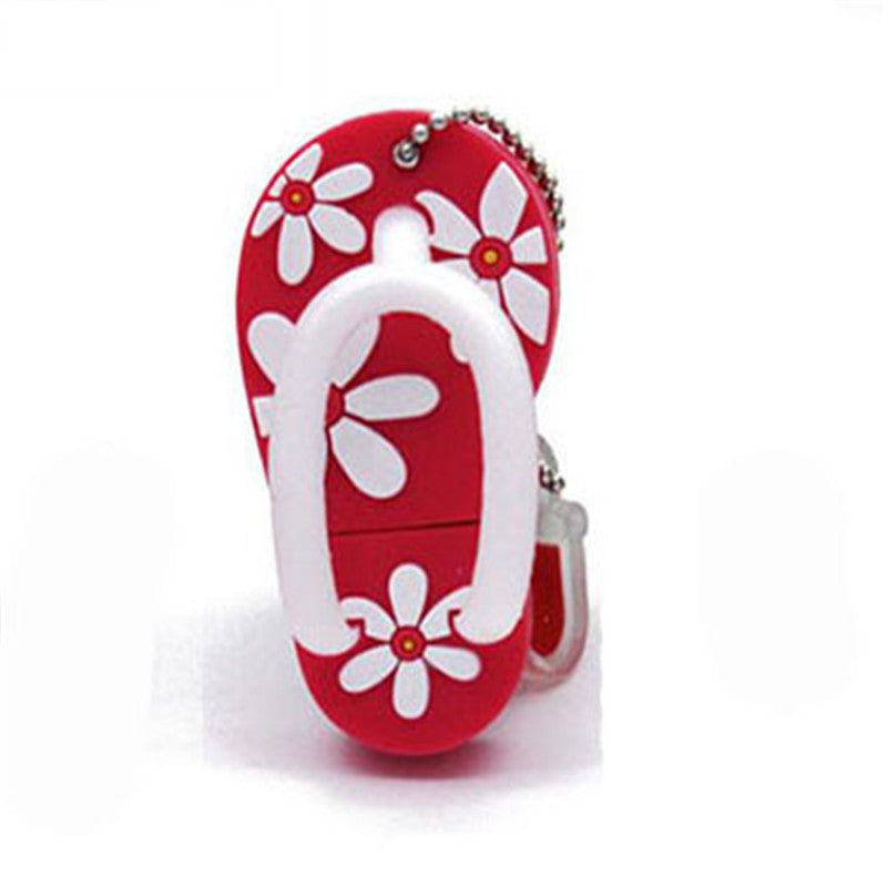 Dibujos animados creativos Zapatos de playa U Disk Moda Mini Personalización